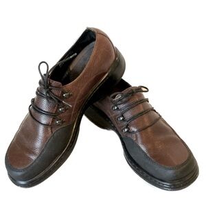 DANSKO Shoe EU 42 Brown Leather Janika Lace Up Oxford Clogs Comfort Healthcare